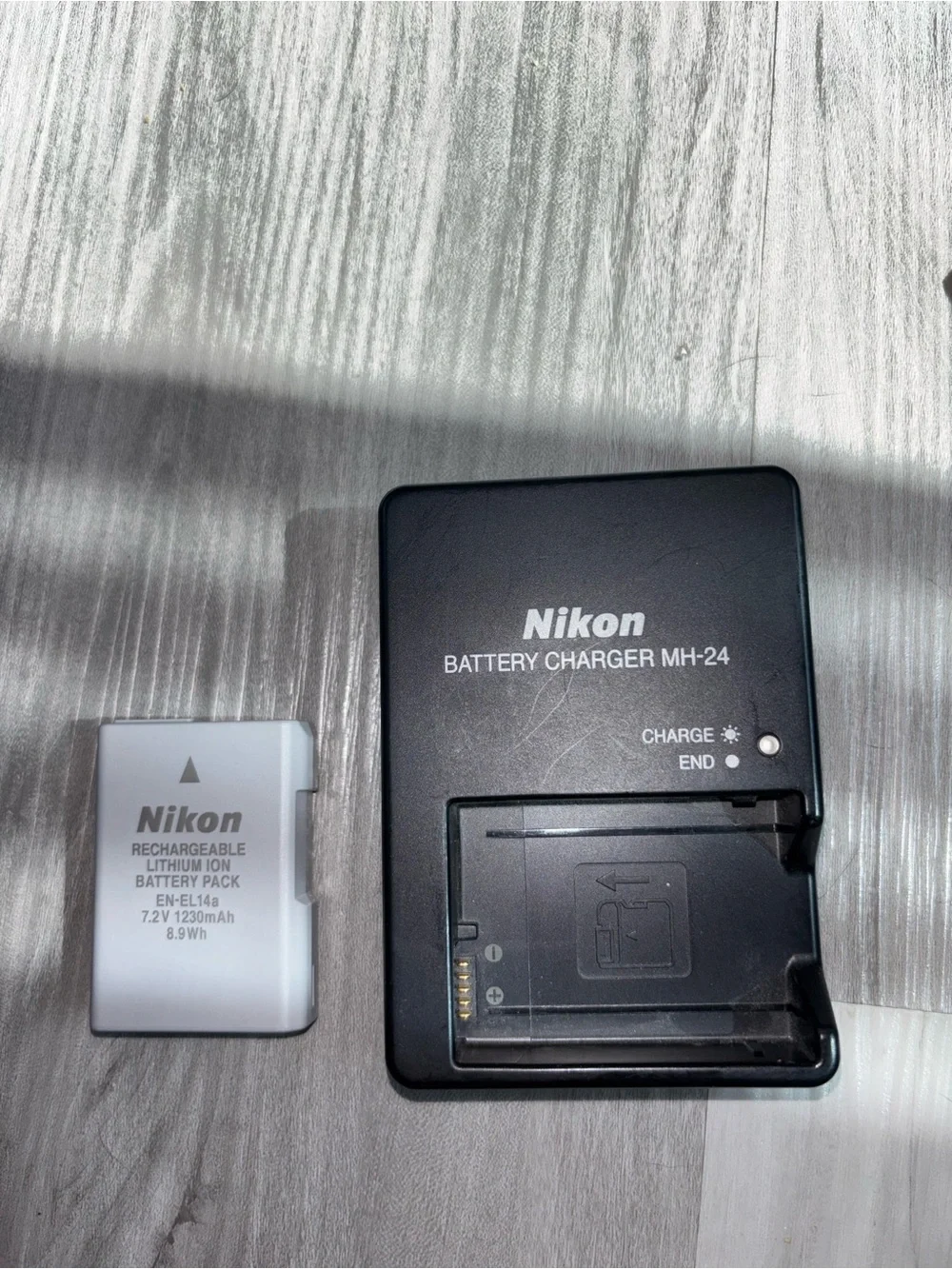 Nikon D3500 Black DSLR Camera with Black Zoom Lens and Red Accent